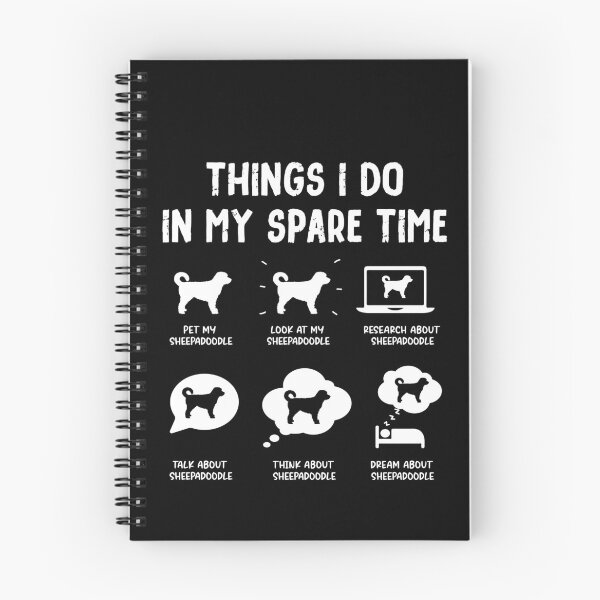 Item preview, Funny Sheepadoodle Things I Do in My Spare Time designed and sold by rafaeltto.