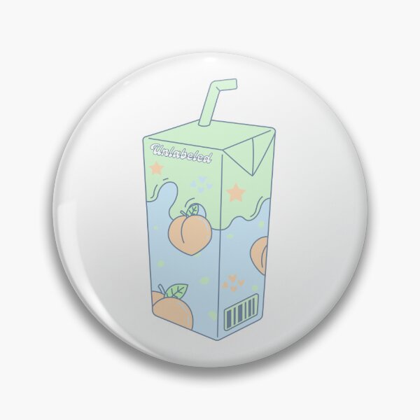 Item preview, Unlabeled flag pride colours cute kawaii peach juice box designed and sold by Holly-berry-art.