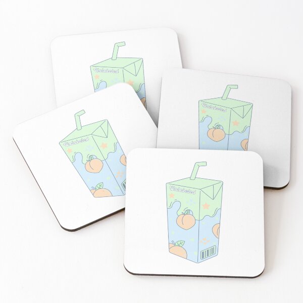 Item preview, Unlabeled flag pride colours cute kawaii peach juice box designed and sold by Holly-berry-art.