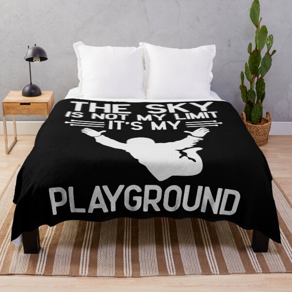 Item preview, The Sky Is Not My Limit Its My Playground - Funny Sarcastic Humor  Skydiving Quote Tee Design Gift Idea for Pilots and Skydivers designed and sold by Prince - Bestseller ★★★★★.