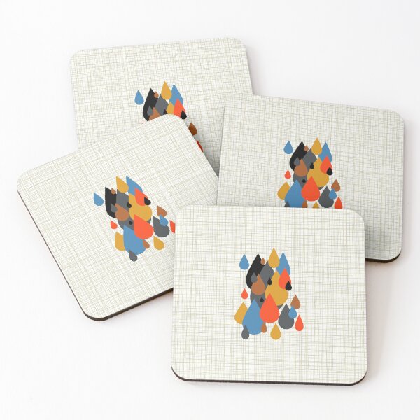 Item preview, Mid Century Modern Rain Drops on Your Head Bkgrnd designed and sold by Makanahele.