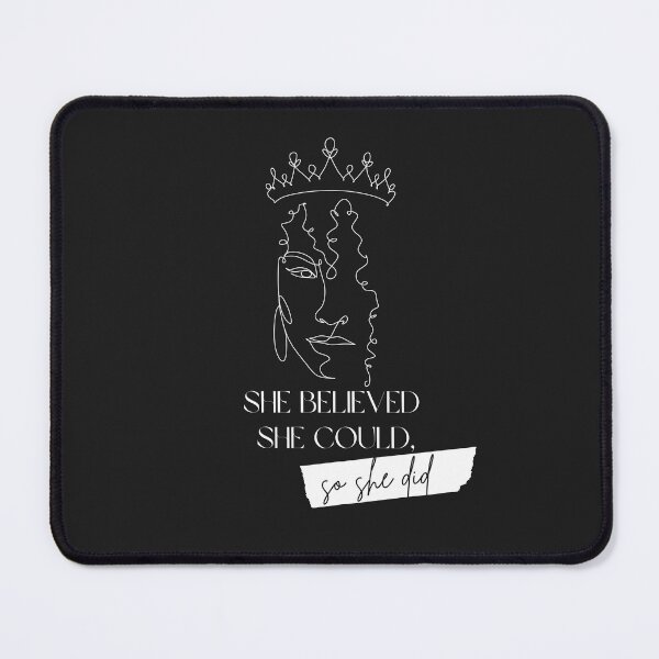 Item preview, She Believed She Could, So She Did designed and sold by RedFlowerful.