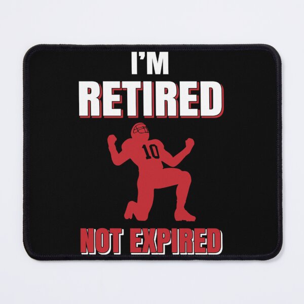 Item preview, I Am Retired Football Not Expired Essential T-Shirt designed and sold by dianesandraon.