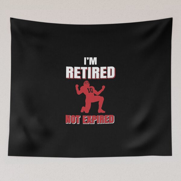 Item preview, I Am Retired Football Not Expired Essential T-Shirt designed and sold by dianesandraon.
