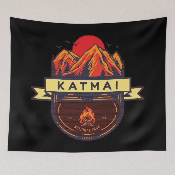 Item preview, Katmai National Park Sun & Mountains designed and sold by JordanHolmes.