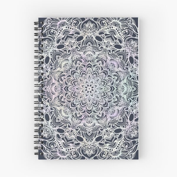 Item preview, rainbow fine line  mandala designed and sold by MandalaFlowerArt.