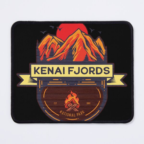 Item preview, Kenai Fjords National Park Sun & Mountains designed and sold by JordanHolmes.
