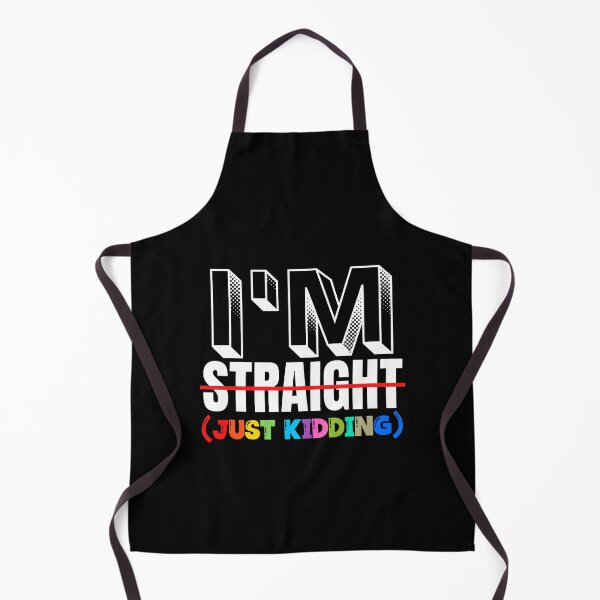 Item preview, I'M STRAIGHT-JUST KIDDING LGBTQ+ FUNNY DESIGN | LGBTQ+ QUOTES | LGBTQ PRIDE | LGBTQ+ FLAG | FUNNY QUOTES designed and sold by TrendyUniverse.