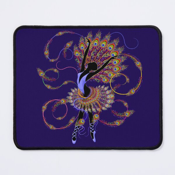 Item preview, Ballerina Surreal Classic Dancer Peacock Feathers designed and sold by BluedarkArt.