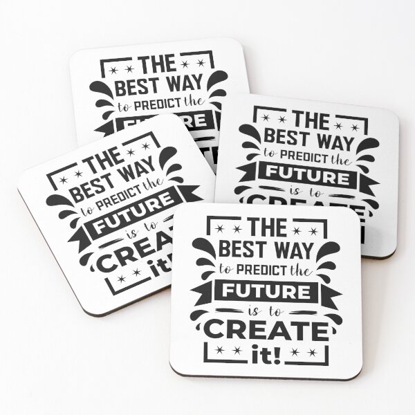 Item preview, The best way to predict the future is to create it! (Re-design) - Black designed and sold by ResuWreck.