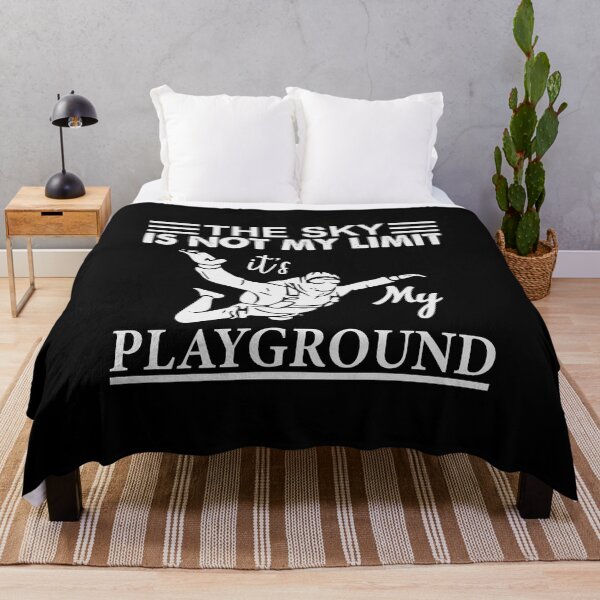 Item preview, The Sky Is Not My Limit Its My Playground - Funny Sarcastic Humor  Skydiving Quote Tee Design Gift Idea for Pilots and Skydivers designed and sold by Prince - Bestseller ★★★★★.