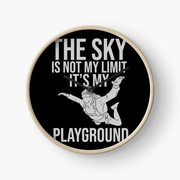 Item preview, The Sky Is Not My Limit Its My Playground - Funny Sarcastic Humor  Skydiving Quote Tee Design Gift Idea for Pilots and Skydivers designed and sold by Prince - Bestseller ★★★★★.
