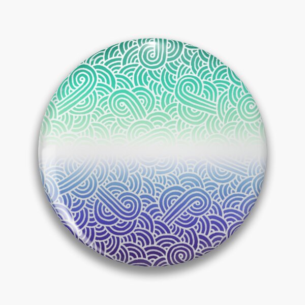 Item preview, Ombré gay man flag and white swirls doodles (7 colors) designed and sold by savousepate.