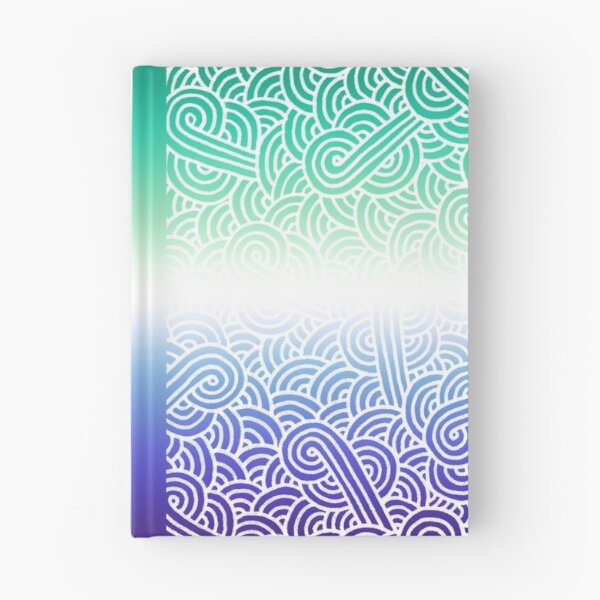 Item preview, Ombré gay man flag and white swirls doodles (7 colors) designed and sold by savousepate.