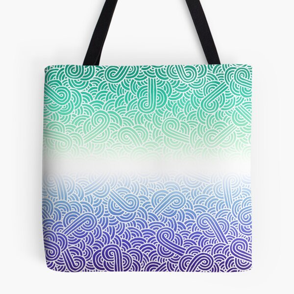 Item preview, Ombré gay man flag and white swirls doodles (7 colors) designed and sold by savousepate.