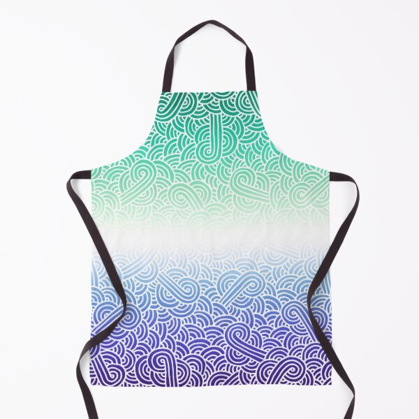 Item preview, Ombré gay man flag and white swirls doodles (7 colors) designed and sold by savousepate.