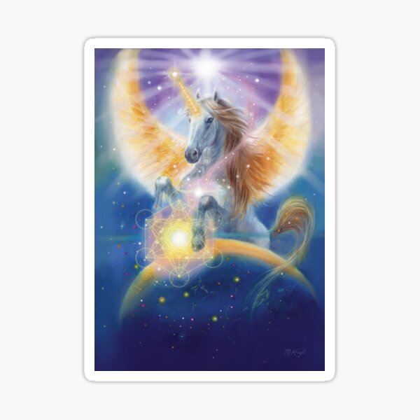 the Magic of Unicorns - New world dawning Sticker
