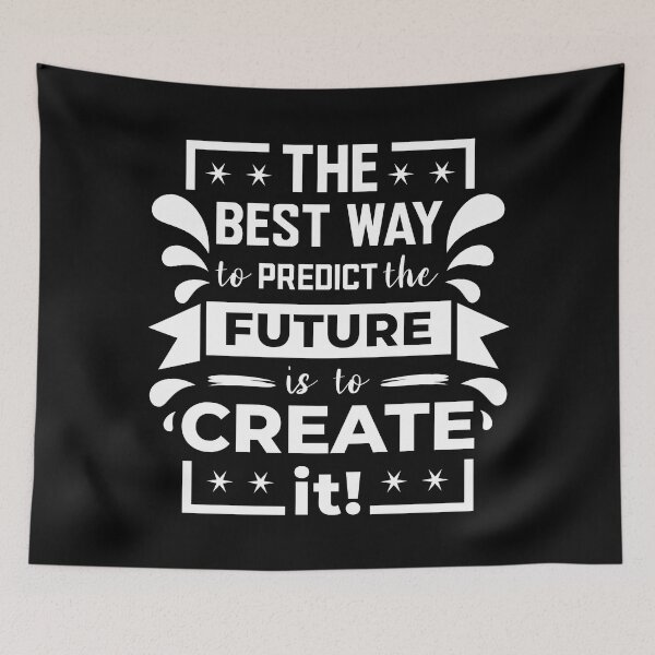 Item preview, The best way to predict the future is to create it! (Re-design) - White designed and sold by ResuWreck.