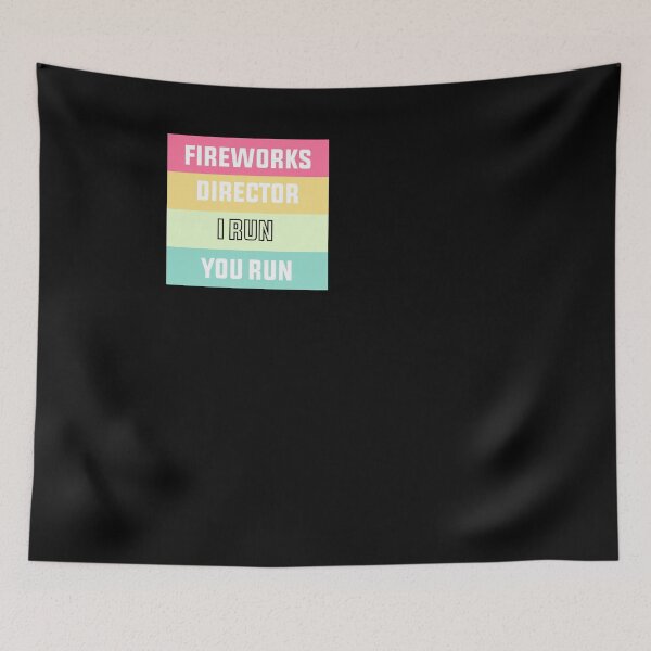 Item preview, Copy of Fireworks Director i run you run designed and sold by binkashop.