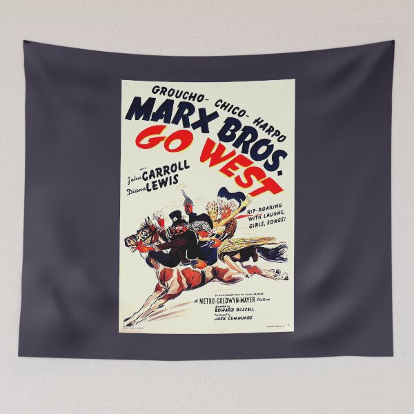 Item preview, Mens Funny Go West The Marx Brothers (1940) Gift For Everyone designed and sold by Jeffchandler.