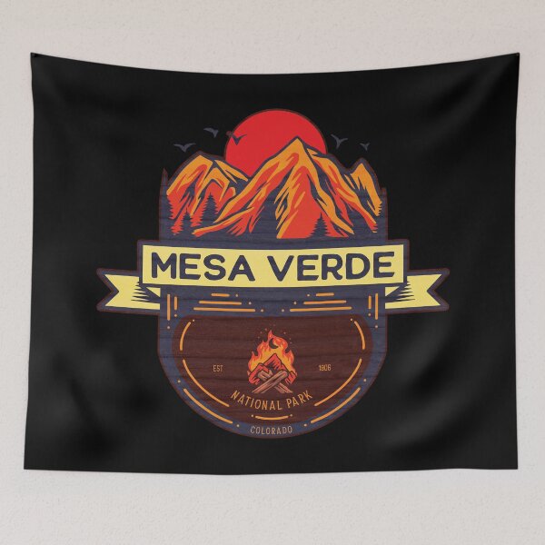 Item preview, Mesa Verde National Park Sun & Mountains designed and sold by JordanHolmes.