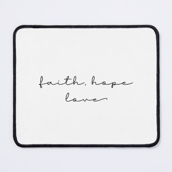 Item preview, Faith Hope Love Christian quote designed and sold by AmeliasArtistry.