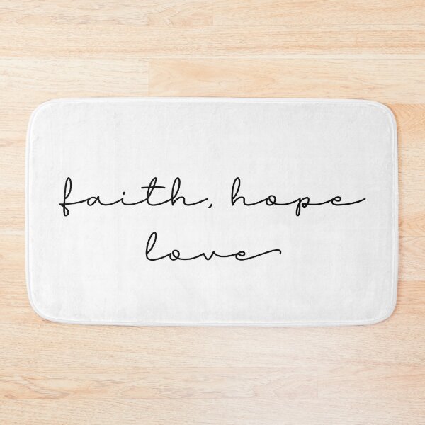 Item preview, Faith Hope Love Christian quote designed and sold by AmeliasArtistry.
