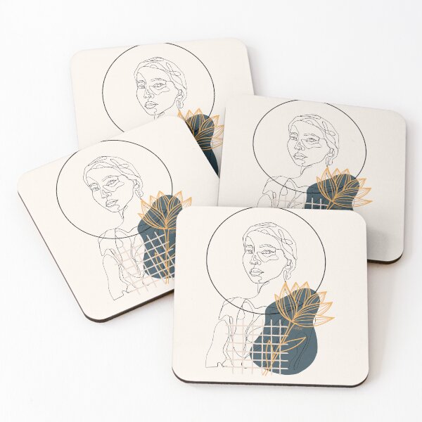Item preview, Minimalistic floral boho lineart  designed and sold by CreativeStrand.