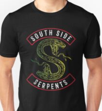 South Side Schlangen Logo Emblem T-Shirt Slim Fit T-Shirt