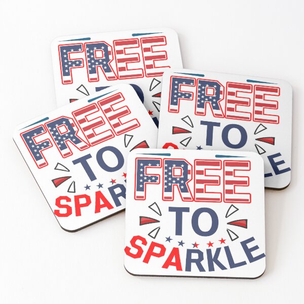 Item preview, Free To Sparkle, día de la independencia del 4 de julio designed and sold by sweary12.