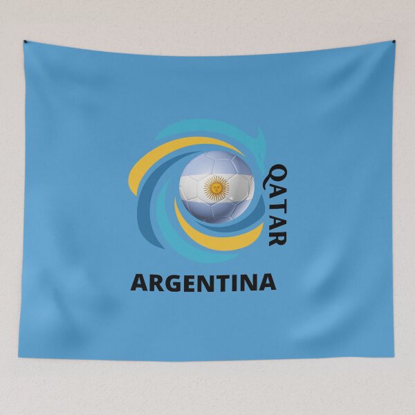 Item preview, Qatar Football soccer team Argentina  designed and sold by DesignsbyMona.