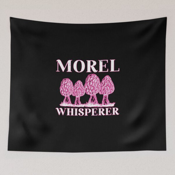 Item preview, Morel Whisperer Funny Mycologist For Edible Mushroom Hunters designed and sold by StrongShirts.