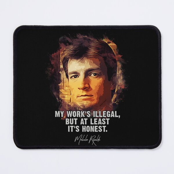 Item preview, Captain Mal Firefly My Work Is Honest Essential T-Shirt designed and sold by addeoovrteqt.