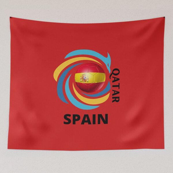 Item preview, Qatar Football soccer team Spain designed and sold by DesignsbyMona.
