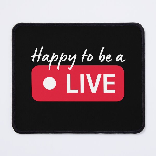 Item preview, Happy To Be A Live (White Text) designed and sold by Bowenporium :).
