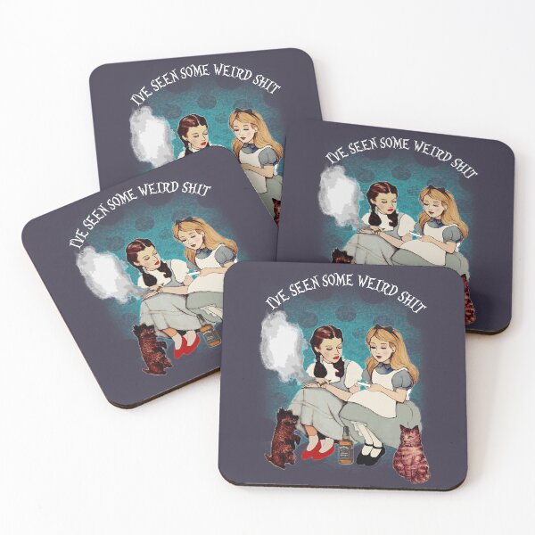 Item preview, Retro Vintage Alice And Dorothy I'Ve Seen Some Weird Gifts Movie Fan designed and sold by Robertblankensh.