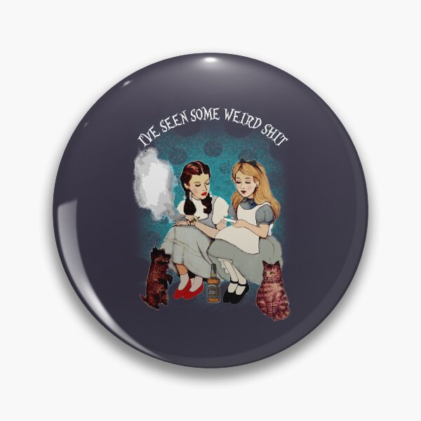 Item preview, Retro Vintage Alice And Dorothy I'Ve Seen Some Weird Gifts Movie Fan designed and sold by Robertblankensh.