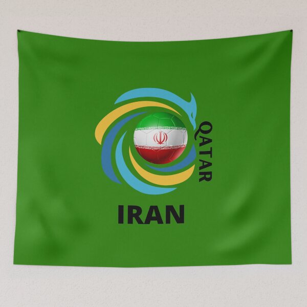 Item preview, Qatar Football soccer team Iran  designed and sold by DesignsbyMona.