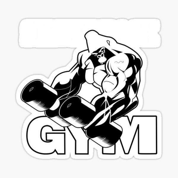 Healty Mode On - Funny Gym Gift For Gym Lover' Sticker