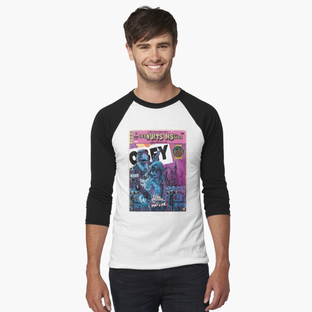 Item preview, Baseball ¾ Sleeve T-Shirt designed and sold by gengiskahn.