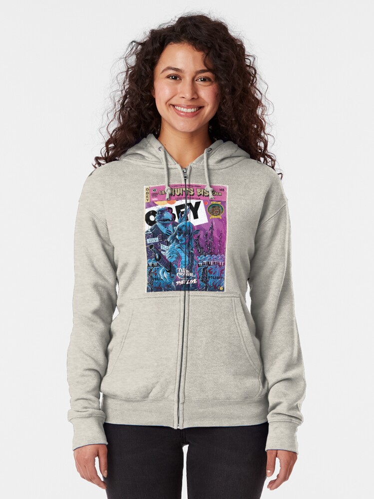 Thumbnail 2 of 5, Zipped Hoodie, They "Dark Crystal" Live designed and sold by Grégory Lê.