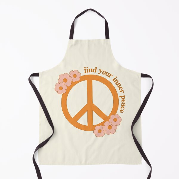 Item preview, Find Your Inner Peace Floral Groovy Boho Peace Sign designed and sold by bykirstco.