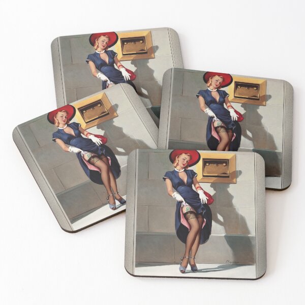 Item preview, The Vault Is Closed by Gil Elvgren Remastered Vintage Art Xzendor7 Reproductions designed and sold by Xzendor7 Digital Art Creations.