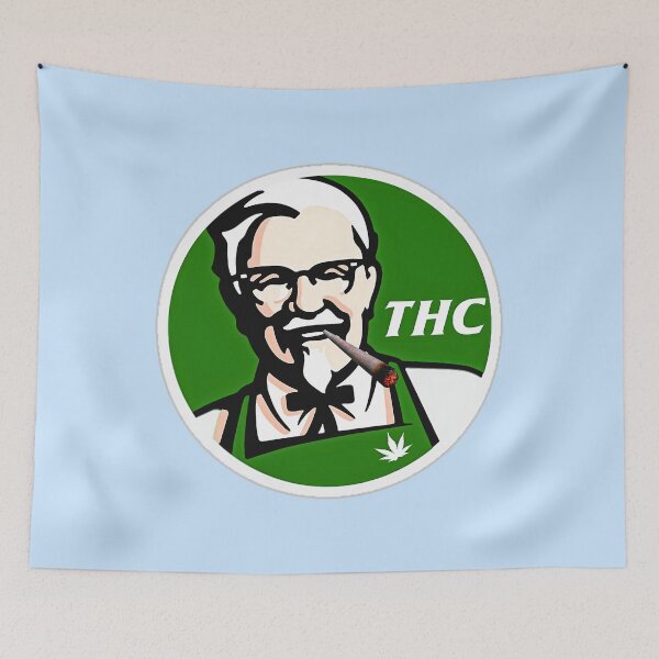 Item preview, Kfc Parody Thc Weed Slim Fit, Basic Novelty, Graphics Female Cotton Printed Unique T, Hot Summer designed and sold by EPOUJF.