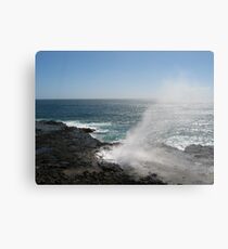Kauai blowhole Canvas Print