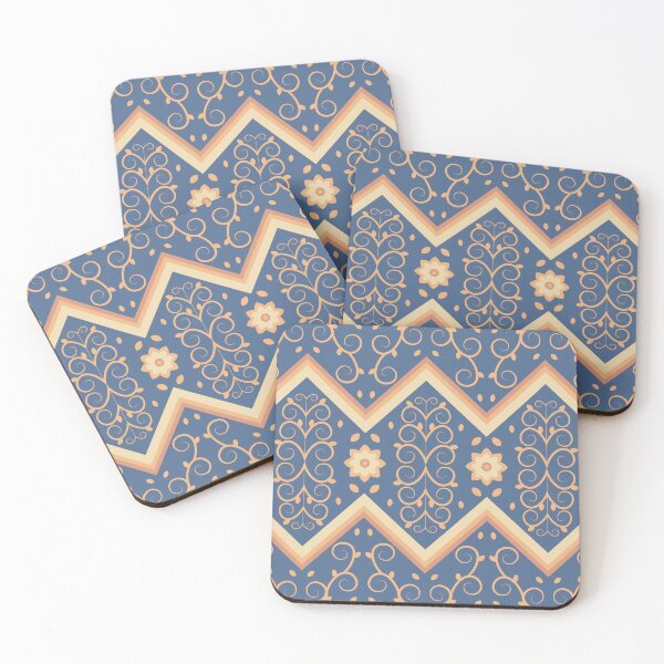 Item preview, Abstract vintage art fabric pattern  designed and sold by mushopja.