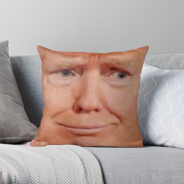 Trump Face Throw Pillow Throw Pillow
