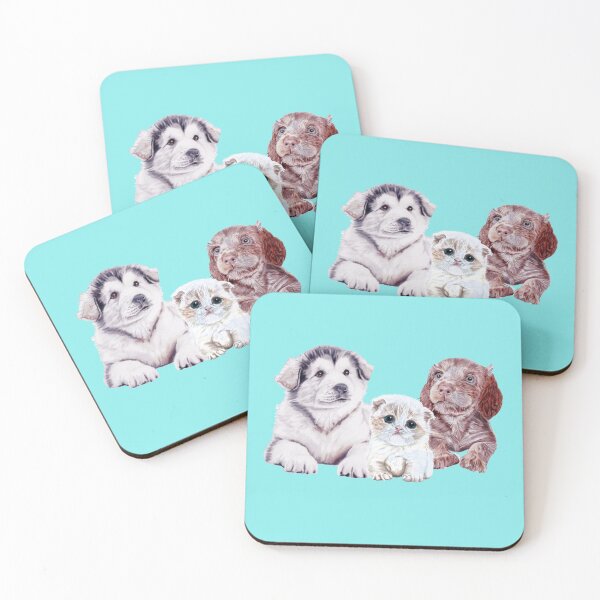 Item preview, 2 Puppies, 1 Kitty Collage designed and sold by daveand65.