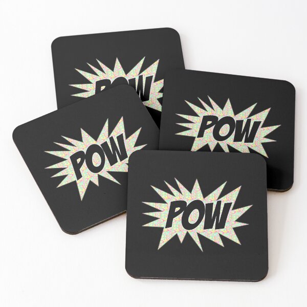 Item preview, Pow Art Design 1 Sticker designed and sold by saurelmosert.
