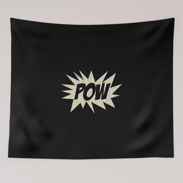 Item preview, Pow Art Design 1 Sticker designed and sold by saurelmosert.